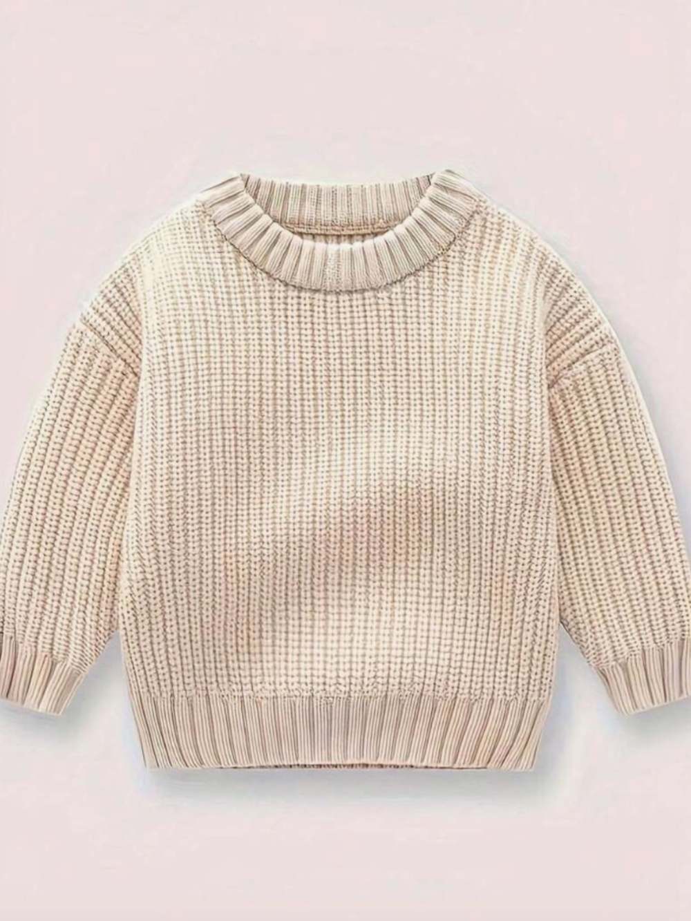 Baby Boy/Girl Solid Knit Pullover Sweater